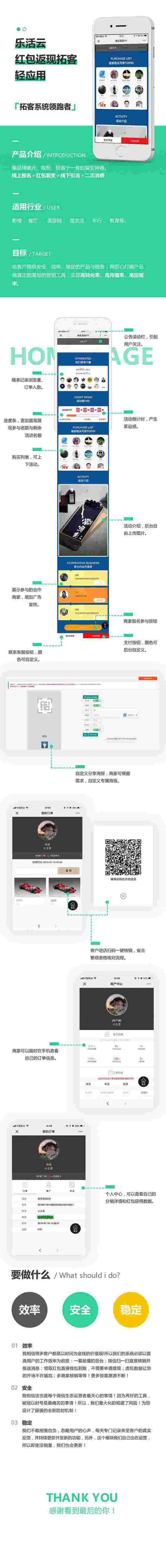 功能模块：红包返现拓客轻应用V2.7.0